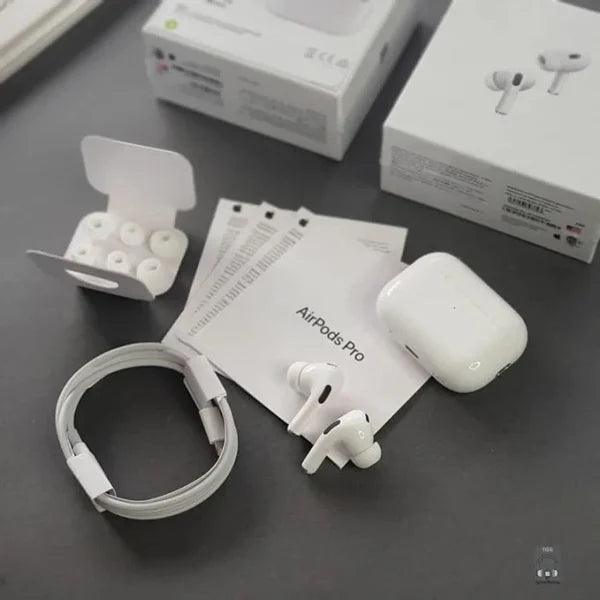 Airpods Pro 2nd Generation White Edition 1:1 with wireless charging case - The Pak Shop